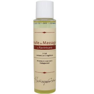 Huile de massage Ravintsara 100% naturel 150 ml HOMEOPHARMA