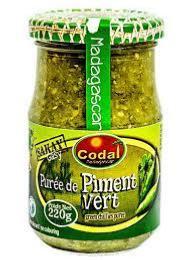 Pâte de piment vert de Madagascar 