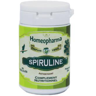 Spiruline Gélules / boîte de 70 HOMEOPHARMA