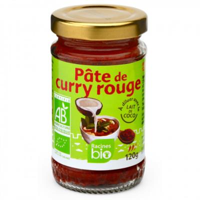 Pâte de curry rouge BIO 120 grs