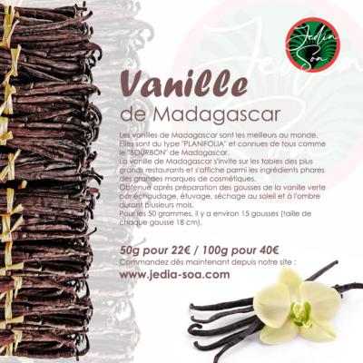 Gousse de Vanille de Madagascar 